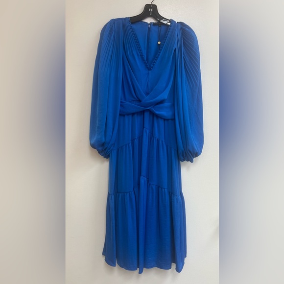 Kobi Halperin Vienna Blouson-Sleeve Midi Dress in Colbat - Picture 1 of 3